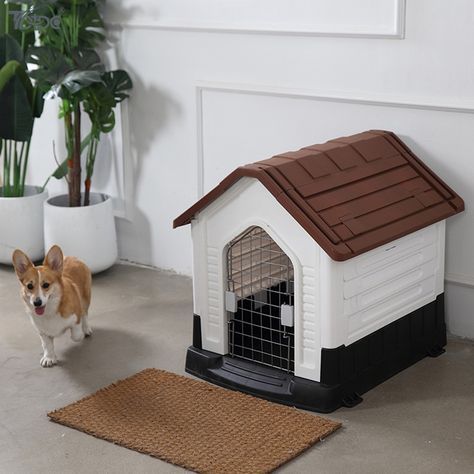 Manufacturer XL Portable Modern Dog House Large Outdoor Dog House Indoor Luxury Plastic Dog House Dog House Outdoor, Dog House Indoor, Plastic Dog House, Modern Dog Houses, Outdoor Dog House, Modern Dog, Outdoor Dog, Dog House, Pet Bed