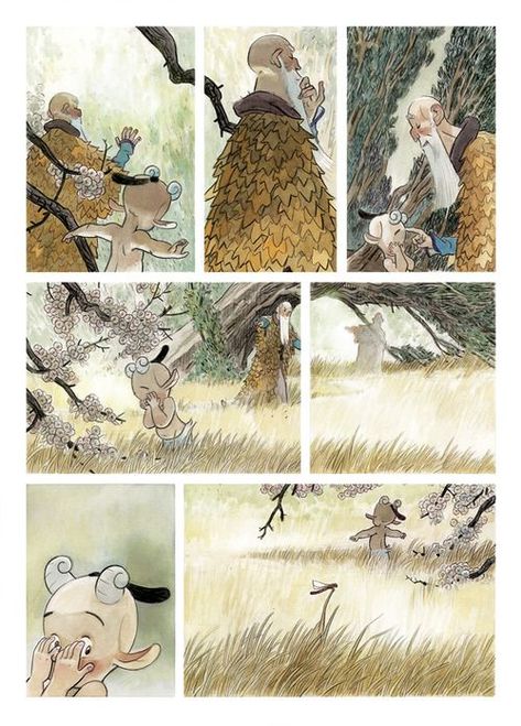 Yaxin the Faun Comic page by Man Arenas Man Arenas, Watercolor Comic, Comic Frame, Comic Layout, Graphic Novel Art, Poetry Art, Comic Page, Comic Panels, Comic Book Artists