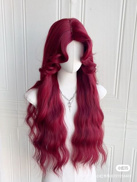 Emo Shag, Long Red Wig, Red Hair Styles, Bob Black Women, Fluffy Bob, 2024 Hair Trends For Women, 2024 Hair Trends, Red Hairstyles, Bob Black