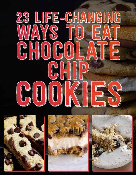 23 Life-Changing Ways To Eat Chocolate Chip Cookies Dessert Healthy, Choc Chip Cookies, Chocolate Chip Cookie Dough, Chocolate Chip Cookie, Eat Dessert, Sweets Desserts, Healthy Dessert, Life Changing, Om Nom