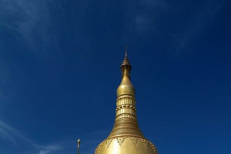 View to Shwemawdaw pagoda in Bago, Myanmar, Cn Tower, Bago, Myanmar, Tourism, Tower