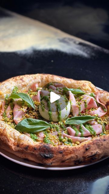 72K likes, 432 comments - pizzagabriel_official on May 28, 2024: "For Pistachios Lovers 🍕💚 .Yellow cherry tomato sauce .Burrata 🤌 .Pistachio Mortadella .Pistachio pesto .Pistachio slivers .Lemon zest .Basil 🌿 Save the pesto recipe👇 Serves 4 -30g basil 🌿 -10g almond powder (optional) -20g roasted pistachios -50g Parmesan cheese -20g olive oil -Salt and pepper to taste 💚 . . . #pizza #food #cook #pizzanapoletana #pizzalovers #pistachios". Roasted Pistachios, Cherry Tomato Sauce, Pistachio Pesto, Artisan Pizza, Almond Powder, Pizza Food, Flatbread Pizza, Cherry Tomato, Pesto Recipe