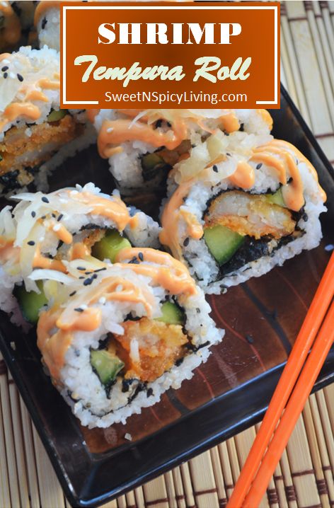 Prawn Sushi Roll, Shrimp Avocado Sushi Roll, Easy Shrimp Sushi Rolls At Home, Homemade Cooked Sushi Rolls, Sushi Recipes Shrimp Tempura, Easy Sushi Rolls At Home Videos, Prawn Tempura Sushi, Tempura Prawn Sushi, Spicy Shrimp Tempura Sushi Rolls