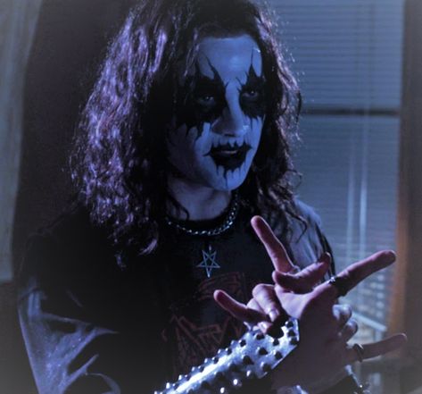 As Zakk in Deathgasm (2015) James Joshua Blake, Brodie Deathgasm, Zakk Deathgasm, Billy Wirth, Corpse Paint, James Blake, Peter Steele, Edgy Makeup, Cute Little Things