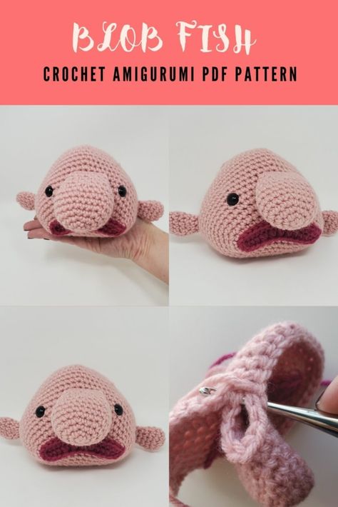 Crochet Clothes Patterns Free Summer, Crochet Sea Animals, Amigurumi Fish, Crochet Fish Patterns, Crochet Critters, Crochet Fish, Animals Crochet, Amigurumi Animals, Crochet Animals Free Patterns