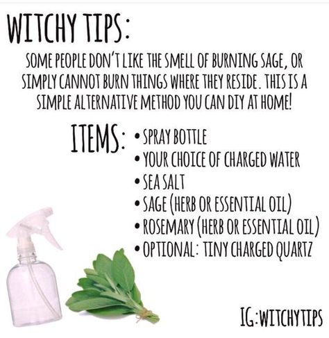 Herb Infused Water, Sage Herb, Witch Board, Witch Tips, Cleansing Spray, Magick Spells, Wiccan Witch, Eclectic Witch, Witchcraft For Beginners