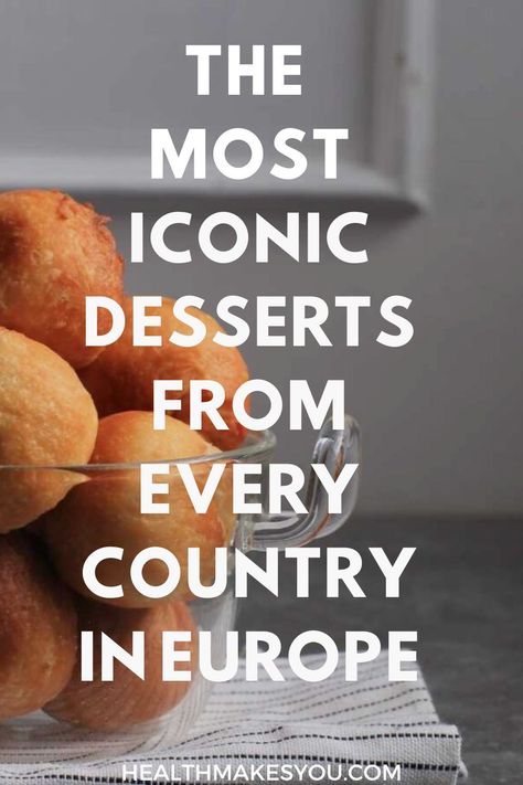 Europe is a continent rich in gastronomic delights with uniquely crafted desserts that have become synonymous with their national identity and culture. Here are the most iconic desserts from every country in Europe. Desserts Around The World, Plum Tart, International Desserts, Drink Inspiration, Grated Potato, Popular Desserts, Soda Bread, Pastry Dough, Chocolate Shavings