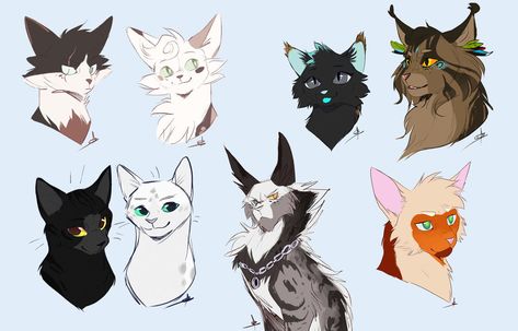 Commission batch 01 by OwlCoat Wcue Inspiration, Power Of Three, Warrior Cats Fan Art, Warrior Cat Drawings, Warrior Cat Oc, Love Warriors, Cat Oc, Warriors Cats, Warrior Cats Art