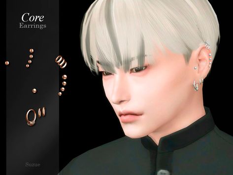 The Sims Resource - Core Earrings Sims 4 Male Earrings Maxis Match, Sims 4 Cc Male Ear Piercings, Sims 4 Men Earrings, The Sims 4 Cc Earrings Men, Sims 4 Men Accessories, Sims 4 Cc Earrings Male, Sims 4 Male Earrings Cc, Sims 4 Earrings Cc Male, The Sims 4 Earrings Cc