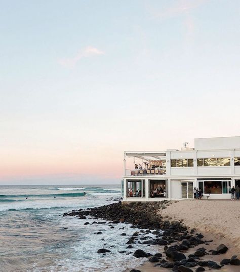 Its relaxed approach makes it easy to forget Rick Shores on the Gold Coast is a world-class restaurant. Here are five reasons to add it to your itinerary. Boho Venue, East Australia, Sunset Drinks, Sunset Drink, Australia Trip, Burleigh Heads, Coast Wedding, Beach Bars, Summer 24