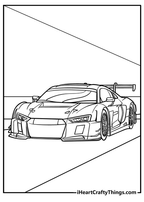 Super Cars Coloring Pages Race Car Coloring Pages, Car Coloring Pages, Kindergarten Coloring, Cars Coloring, Stitch Coloring Pages, Space Coloring Pages, Colors Of Fire, Kindergarten Coloring Pages, Screen Free Activities