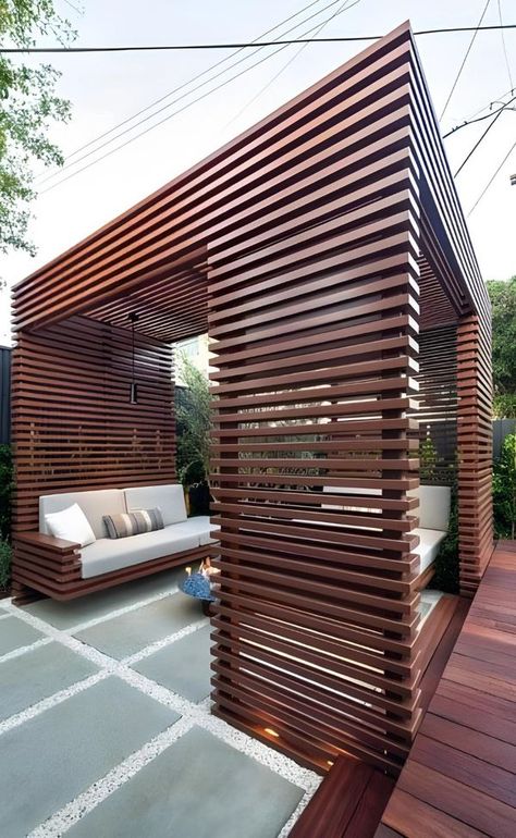 WOODWORKING IDEAS | super cool 😍😍😍 | Facebook Ombra Pergola, Design Per Patio, Diy Gazebo, Gazebo Plans, Diy Backyard Patio, Wooden Terrace, Modern Pergola, Pergola Design, Wooden Pergola