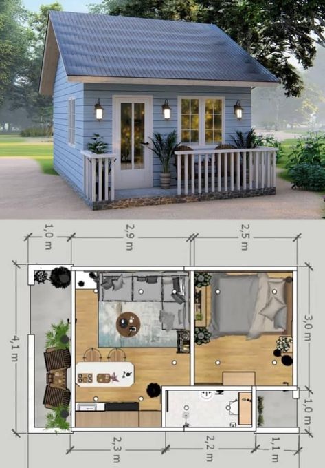 Floor Plans For Tiny Houses, Trailer Home Floor Plans, Tiny Home Renovations, Small Home Layout, Tiny House Design Floor Plans, Unique Tiny Houses, Tiny Home Layout, Very Small House, Small House Floor Plan