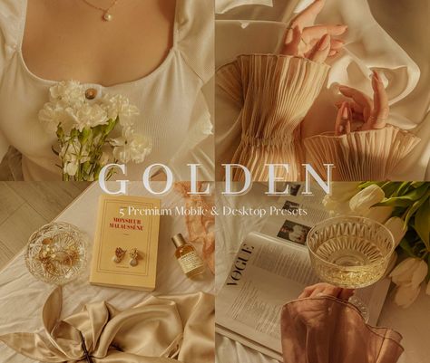 Golden Lightroom Presets, Golden Hour Preset, Lightroom Presets Aesthetic, Aesthetic Lightroom Presets, Golden Aesthetic, Lightroom Filters, Free Presets, Photo Filters, Best Photo Poses