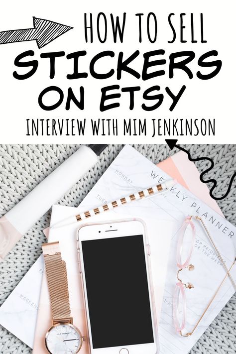 Sell Stickers, Diy Study Table, How To Make Planner, Where To Sell, Etsy Stickers, How To Make Stickers, Perfect Planner, Sticker Maker, Handmade Sticker