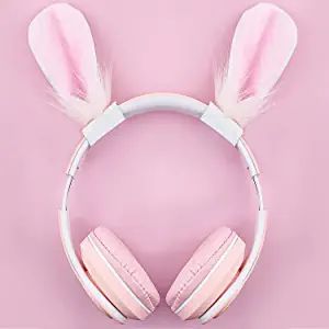 Cute Bunny Ears Headphone Attachment,Adjustable Straps Fit Logitech G PRO HypreX Cloud/Cloud Flight Headphones,Cosplay Funny Rabbit Ears Universal for Gaming Headset,(Headphones not Included) Headphone Attachment, Cute Headphones, Wearing Headphone, Funny Rabbit, Kids Headphones, White Headphones, Electronics Mini Projects, Gadgets Technology Awesome, Adjustable Headband