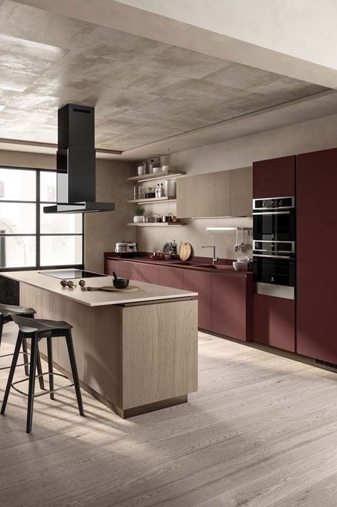 Top Kitchen Colors, Scavolini Kitchens, Kitchen Color Trends, Modern Kitchen Design Luxury 2020, Kitchen Interior Design Modern, Modern Kitchen Design Luxury, Kitchen Room Design, Kitchen Trends, Stylish Kitchen