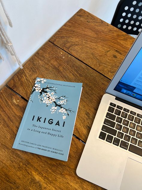 #books #ikigai #bookstoread Ikigai Book, Book Beach, Ichigo Ichie, Book Chapter, Paper Background Design, Chapter One, Paper Background, Happy Life, Background Design