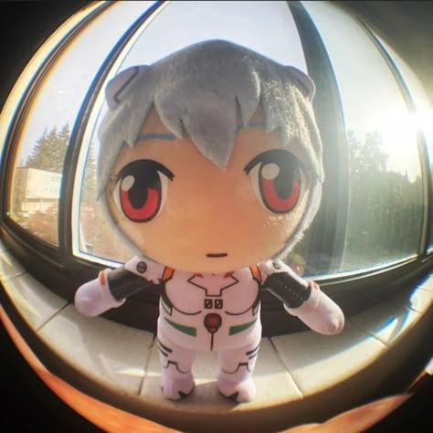 Evangelion Plush, Rei Ayanami Icon, Rei Plush, Doll Cartoon, Anime Plush, Evangelion Art, Neon Evangelion, Rei Ayanami, Toy Doll