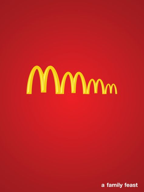 Mc Donald Ads, Picnic Logo, Genius Marketing, Typography Ads, Actors Illustration, Clever Advertising, Mc Donald, Publicidad Creativa, Red Packet