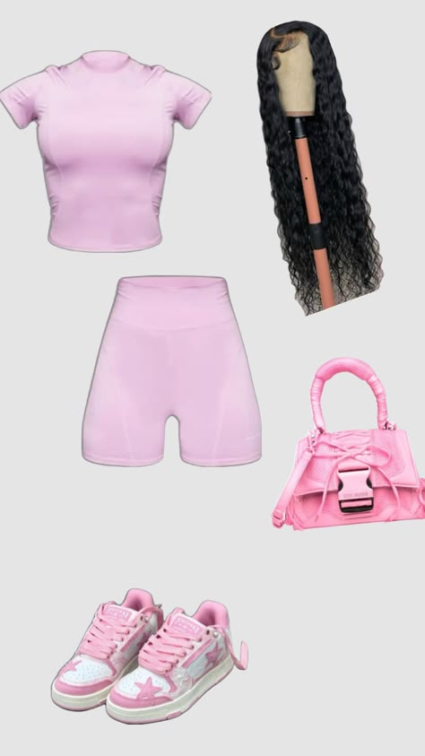 Outfit Idea, Made By Me, Your Aesthetic, Energy, Pink, White