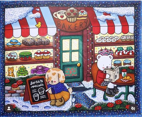 Bobbie Goods Bakery Colored, Bobbie Goods Coloring Pages Christmas Finished, Bobbie Goods Winter, Bobbie Goods Coloring Pages Completed, Bobbi Goods, Bobbie Goods Coloring Pages, Bobbie Goods Coloring, Coco Wyo, Colouring Ideas