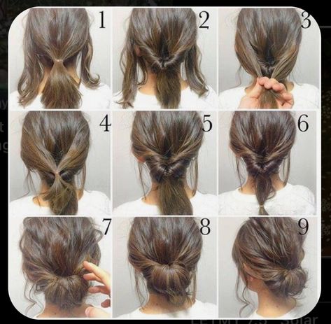 Low Messy Bun Formal Tutorial, Low Cute Buns, Bun Hairstyles For Shoulder Length Hair, Basic Updos Simple, Middle Length Hair Updo, Fancy Bun Hairstyles For Short Hair, Semi Formal Hairstyles For Short Hair, Bridgerton Hairstyles Short Hair, Bridesmaid Hair Short Shoulder Length