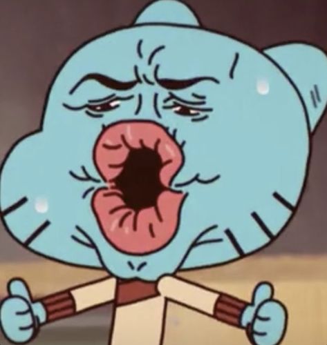 Cursed Gumball Pics, Tawog Cursed, Gumball Reaction Pics, Gumball Image, One Direction Imagines, Weird Images, Funny Scenes, Silly Faces, Simple Cartoon