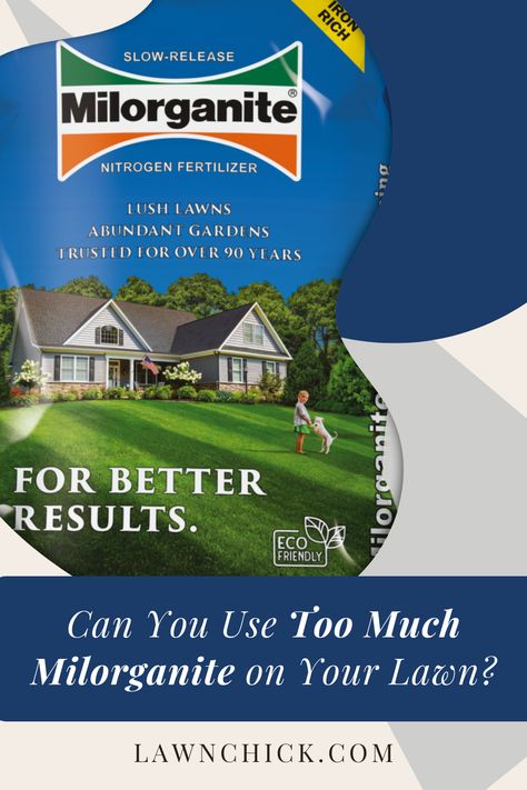 Can You Use Too Much Milorganite Fertilizer on Your Lawn Milorganite Fertilizer, Lawn Fertilizer, Lush Lawn, Iron Rich, Green Lawn, The Soil, Lawn And Garden, Lawn Care, Too Much