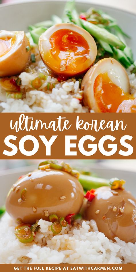 Looking for some dinner fall recipes? Dive into the world of Easy Mayak Eggs: The Ultimate Korean Soy Eggs! This is the best fall vegan dinner recipe. These marinated eggs are a must-try, featuring perfectly flavored mayak gyeran. Learn how to make these irresistible Korean eggs for a burst of flavor in every bite. Perfect as a side dish or snack, these eggs will become a kitchen staple! Perfect for keto fall dinner recipes. Fall Vegan Dinner, Dinner Fall Recipes, Korean Eggs, Mayak Eggs, Quick Fall Recipes, Marinated Eggs, Dinner Fall, Soy Eggs, Easy Egg Recipes