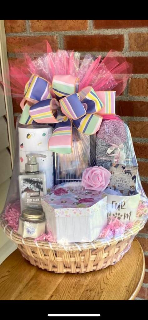 Anniversary Gift Baskets, Mothers Day Baskets, Christmas Basket, Fundraiser Ideas, Gift Baskets For Women, Diy Gift Baskets, Christmas Baskets, Mother's Day Diy, Basket Ideas