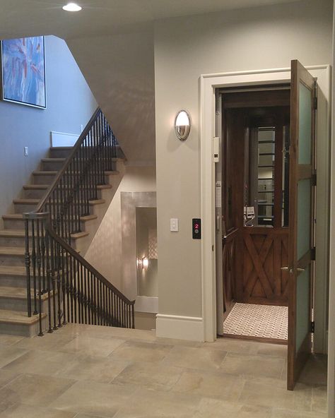 Home Elevators, Accessible House, Home Elevator, Interior Design Living Room Modern, Elevator Design, Stairway Design, House Elevation, Apartment Inspiration, Staircase Design