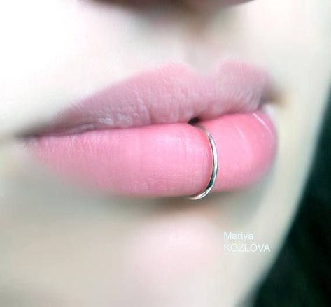 Fake Lip Piercing, Lip Cuffs, Fake Lip Ring, Double Tongue Piercing, Lip Jewelry, Fake Lips, Lip Rings, Ring Piercing, Face Piercings