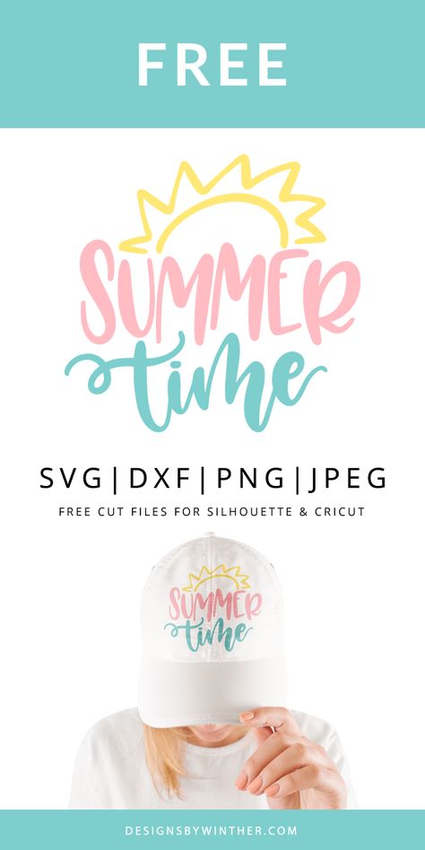 Free Summer Svg Files For Cricut, Silhouette Cameo 4, Cricut Svg Files Free, Summer Diy Projects, Silhouette Cameo Tutorials, Cricut Projects Beginner, Svg Summer, Summer Svg, Summer Quotes