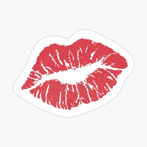 Get my art printed on awesome products. Support me at Redbubble #RBandME: https://www.redbubble.com/i/sticker/kiss-mark-by-gabbysgallery/165161212.JCQM3?asc=u Sabrina Carpenter Kiss, Kiss Marks, Sabrina Carpenter Album, Kiss Mark, Kiss Stickers, Sabrina Carpenter, My Art, Awesome Products, Kiss