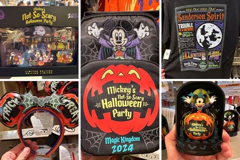 Full List (With Prices) of 2024 Mickey’s Not-So-Scary Halloween Party Exclusive Merchandise - WDW News Today Dark Spirit, Red Images, The Black Cauldron, Party Hacks, Mickey Party, Scary Halloween Party, Hong Kong Disneyland, Disneyland Park, Hollywood Studios Disney