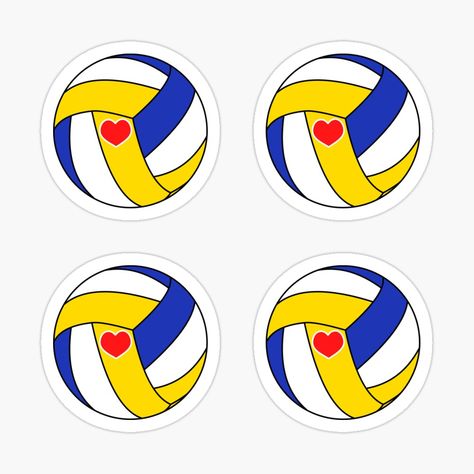 Get my art printed on awesome products. Support me at Redbubble #RBandME: https://www.redbubble.com/i/sticker/Volleyball-ball-pack-with-hearts-by-SupMicArt/149453412.EJUG5?asc=u Sport Stickers, Volleyball Ball, Sports Balls, Football And Basketball, Heart Stickers, Aesthetic Stickers, Cute Stickers, Volleyball, My Art