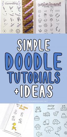 150 Easy Doodle Ideas and Tutorials for Your Bullet Journal Doodle #doodle doodles #doodles drawing ideas #drawingideas 5.245 Easy Journal Doodles, Doodle Fillers, Doodles Journal, Easy Doddleoddle Art, Doodle Page Ideas, Doodle Pages Sketchbooks, Doodle Ideas Simple, Doodle Art Tutorial, Cute Doodle Ideas