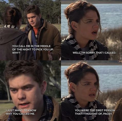 Fictional Aesthetic, Dawsons Creek Quotes, Dc Quotes, Joey Dawson's Creek, Dawsons Creek Pacey, Pacey And Joey, Joey Quotes, Classic Couples, Dawson Creek