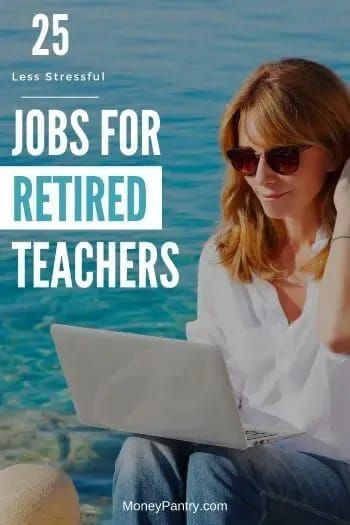 Exciting & high paying jobs for retired teachers that are less stressful than teaching... Jobs For Former Teachers, Online Jobs For Moms, Preparing For Retirement, Retired Teacher, Stressful Job, Best Jobs, Freelance Jobs, Jobs For Women, Jobs For Teachers