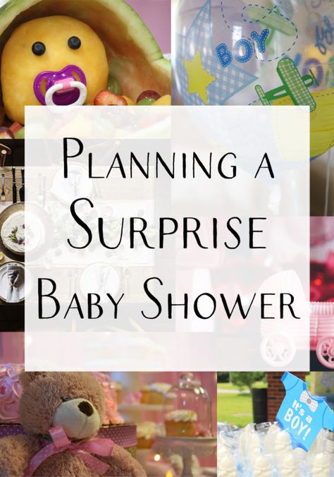 Planning a Surprise Baby Shower - Baby Shower Ideas - Themes - Games Surprise Baby Shower Ideas, Baby Shower Planning Guide, Cheap Holiday Decor, Free Baby Shower Games, Baby Shower Venues, Surprise Baby Shower, Cheap Apartment Decorating, Surprise Baby, Free Baby Shower