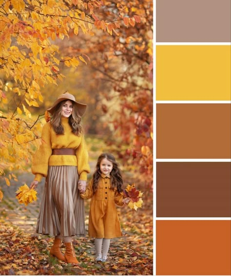 Mustard Colour Combination, Empowering Photoshoot, Mustard Color Scheme, Holiday Family Outfits, Autumn Color Palette Fashion, Deep Autumn Color Palette, Colours That Go Together, Colour Combinations Fashion, Color Combos Outfit