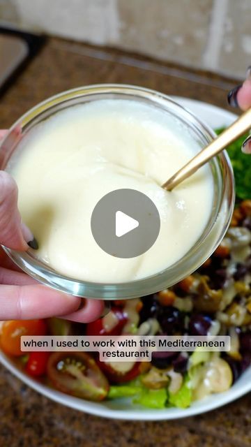 Kelly Scott on Instagram: "How to make mediterranean garlic sauce, aka toum 🧄   Sign up for my newsletter to keep up to date with recipes and cooking techniques! Comment “NEWSLETTER” and I’ll send you a link to your DMs to join my community!  If you have ever eaten at a Mediterranean restaurant you probably know and love the garlic sauce. It is creamy, fluffy, lemoney and very very garlicky. This Lebanese sauce, called “toum,”is delicious with grilled meats, kebabs, gyros, and all kinds of dishes.   Ingredients: * 1 cup garlic cloves, peeled, halved and any green parts removed * 2 tsp salt * 1/2 cup lemon juice, freshly squeezed * 3 cups avocado oil  Preparation:  STEP 1. Using an immersion blender, blender or food processor, blend the garlic, salt and lemon juice until smooth-ish.  STEP Greek Garlic Dressing, Mediterranean Sauce Recipes, Lebanese Sauce, Mediterranean Garlic Sauce, Mediterranean Sauce, Recipes Dips, Sauce Ideas, Lebanese Garlic Sauce, Lemon Garlic Sauce