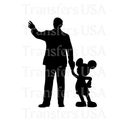 Walt And Mickey, Disney Castle Silhouette, Disneyland Svg, Disney Statues, Disney Svgs, Castle Silhouette, Statue Tattoo, Gifted Program, Free Clipart Images