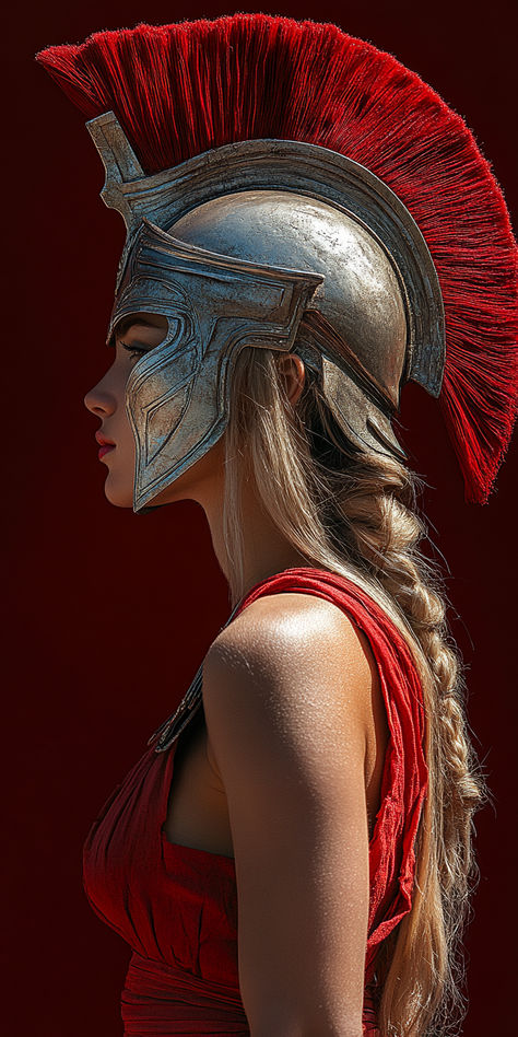 Female Gladiator Art, Female Greek Warrior, Gladiator Female, Woman Gladiator, Spartan Women, Ancient Kings, Warriors Illustration, Roman Warriors, Woman Warrior