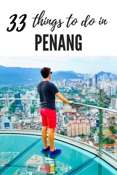 33 Things to Do in Penang Malaysia. From the best street food, to Georgetown's street art, to the best beaches, don't miss these awesome things to do in #Penang. #Georgetown #Malaysia #travel Things To Do In Malaysia, Penang Malaysia Georgetown, Georgetown Malaysia, Malaysia Itinerary, Malaysia Trip, Penang Georgetown, Kuala Lampur, Asia Cruise, Malaysia Penang