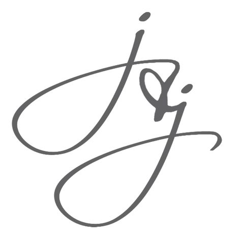 DIY: Monogram and Ambigram – Joy Marries Jeff Letter J Tattoo, Cursive J, Monogram Tattoo, Wedding Band Tattoo, Fancy Cursive, J Logo, J Tattoo, Diy Monogram, Initial Tattoo