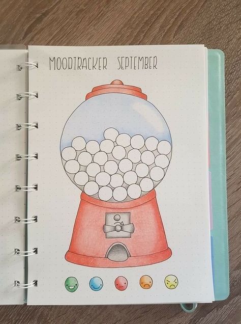 Diary Ideas Mood Tracker, Cute Mood Tracker Ideas, Bullet Journal Ideas July, July Bullet Journal Mood Tracker, Mood Tracker Ideas Easy, Boulet Journal Inspiration, Journal Ideas Mood Tracker, Bujo Mood Tracker Ideas, Dot Journal Ideas