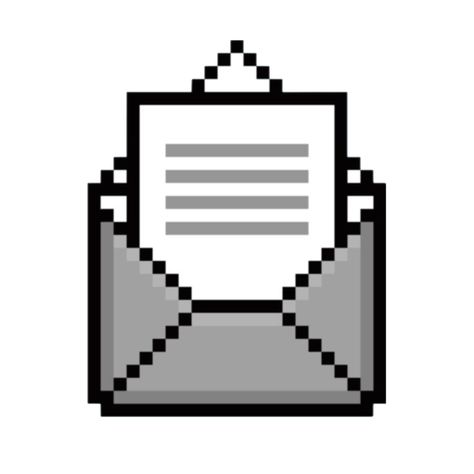 Notepad Png Icon, Pixel Mail Icon, 280 X 280 Pixels Icon, Punk Icons Aesthetic, Pixel Icons Aesthetic, Email Icon Aesthetic, Pixelated App Icons, Pixel Icons For Apps, App Icons Pixel