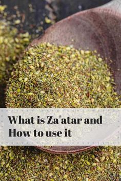 Manakish Recipe, Za'atar Recipe, Mediterranean Sweet Potatoes, Zaatar Seasoning, Zaatar Recipe, Zaatar Spice, Belgian Food, Spice Blends Recipes, The Mediterranean Dish